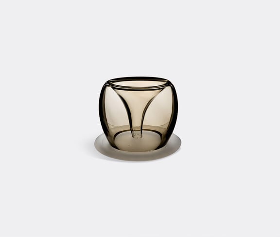 Valner Glass Glass plant pot, medium Olive ${masterID}
