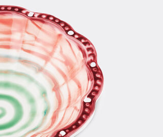 Aquazzura Casa 'Alegria' soup plate, set of two, coral MULTICOLOUR AQUA24ALE066RED
