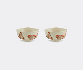 Bordallo Pinheiro &#39;Cloudy Butterflies&#39; bowl, set of two, pink MULTICOLOUR BOPI23CLO505MUL