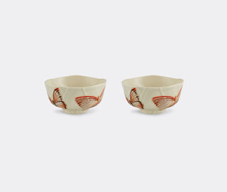 Bordallo Pinheiro 'Cloudy Butterflies' bowl, set of two, pink MULTICOLOUR BOPI23CLO505MUL
