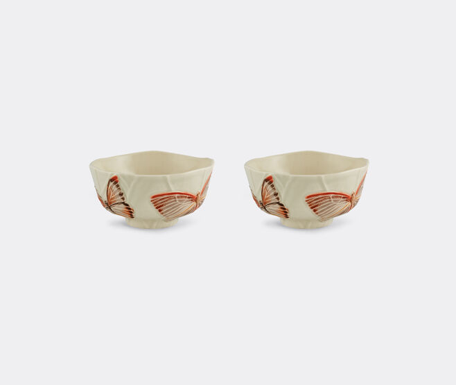Bordallo Pinheiro 'Cloudy Butterflies' bowl, set of two, pink MULTICOLOUR BOPI23CLO505MUL