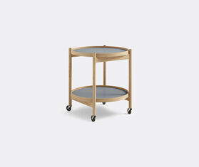 Brdr. Kr&uuml;ger &#39;B&oslash;lling&#39; tray table, 500mm, oak, blue BLUE BRDR21BOL473BLU