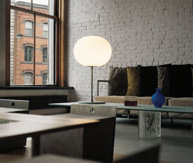 Flos 'Glo-Ball Table 1' lamp, silver, UK plug SILVER FLOS23GLO285SIL