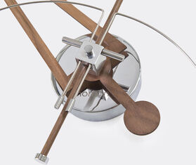 Nomon 'Cris' clock, chromed brass and walnut WALNUT NOMO21CRI378MUL