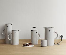 Stelton 'EM77' vacuum jug, light grey 1L GREY STEL19EM7006GRY