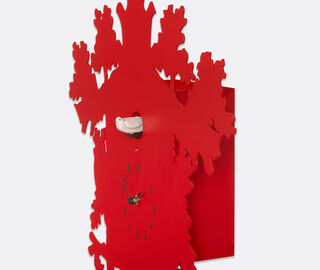 Domeniconi 'Cuc&ugrave;' cuckoo clock, red RED DOME25CUC498RED