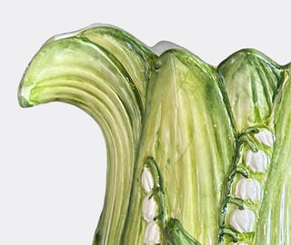 Les-Ottomans 'Lily of the Valley' ceramic jug MULTICOLOUR OTTO23LIL810MUL