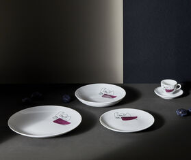 Cassina &#39;Service Prunier&#39; soup plates, set of two WHITE CASS21SER336WHI