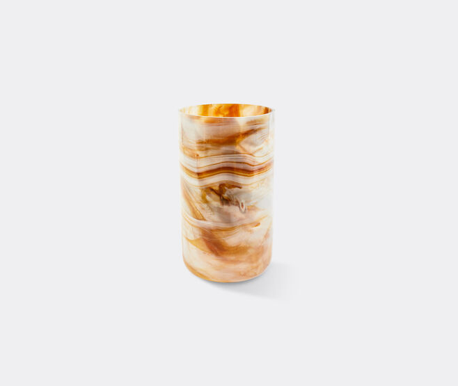 POLSPOTTEN 'Marbled Glass' vase, large, beige BEIGE POLS25VAS250BEI