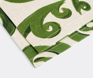 THEMIS Z 'Athenee Peacock' napkin, green, set of two GREEN THEM24ATH795GRN