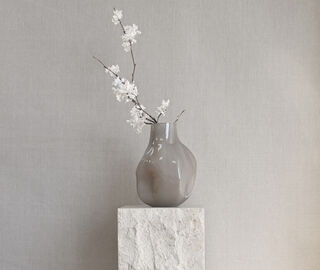 101 Copenhagen 'Bakku' vase, medium, smoked desert GREY COPH25BAK731BEI