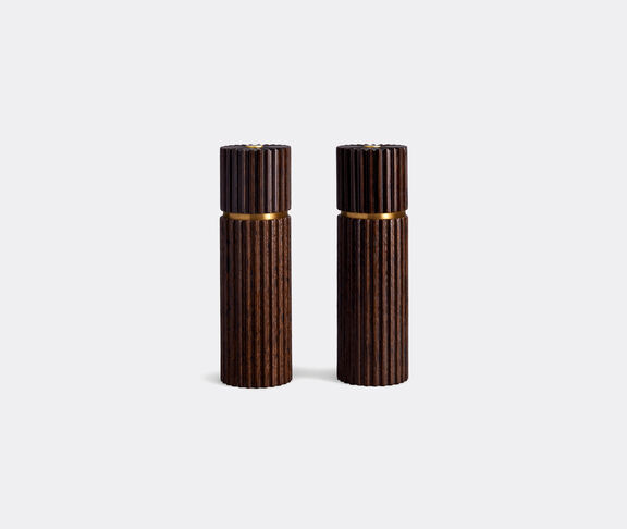 L'Objet 'Ionic Wood' salt and pepper mill, set of two undefined ${masterID}