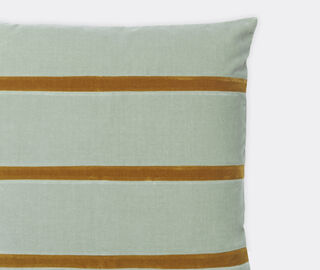 Christina Lundsteen 'Gemma' cushion, mint and caramel MULTICOLOUR CHLU25GEM061MUL