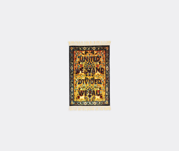 Seletti Carpet In Polyester "Burnt Carpet #3 - United" Cm 80X120 undefined ${masterID} 2