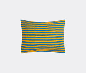 Lisa Corti 'Arabesque Corolla' rectangular cushion, blue and orange MULTICOLOUR LICO23BAB797MUL