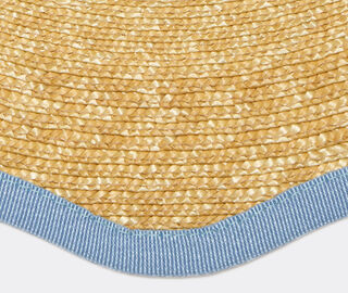 La DoubleJ 'Cloud' placemat, set of two, light blue LIGHT BLUE LADJ25STR775MUL