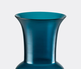 Venini 'Opalino Satin' vase, M, horizon BLUE VENI20SAT072BLU