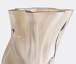 AYTM 'Vena' vase, small, dark cream IVORY AYTM26VEN488WHI