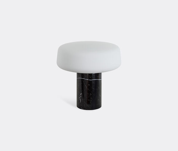 Case Furniture 'Solid Table Light', Nero Marquina marble, large, UK plug  CAFU20SOL433BLK