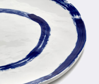 Serax 'Line-Up' presentation plate, set of two, blue and white WHITE SERA26PRE013WHI