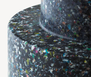 Normann Copenhagen 'Bit' stool, black multicolor MULTICOLOUR NOCO21BIT292BLK