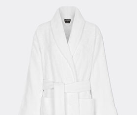 Dolce&amp;Gabbana Casa Jacquard bathrobe with D&amp;G logo, white WHITE DGCA25WHI506WHI