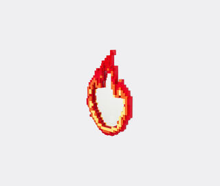 Seletti 'Flame' mirror, clear TRANSPARENT SELE25PIX909TRA