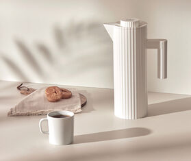 Alessi &#39;Pliss&eacute;&#39; thermo insulated jug, white WHITE ALES22PLI387WHI