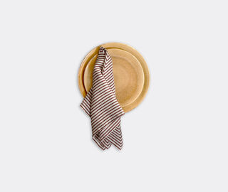 L'Objet 'Terra' charger plate, leather MULTICOLOUR LOBJ23TER312BEI