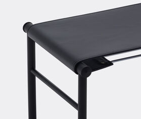 Cassina '9 Tabouret', stool with leather seat BLACK CASS21STO220BLK
