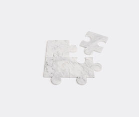 Tre Product Puzzle coasters, set of four WHITE TRPR19STO303WHI