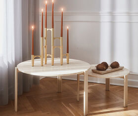 AYTM 'Compono' candle holder, gold GOLD AYTM26COM176GOL