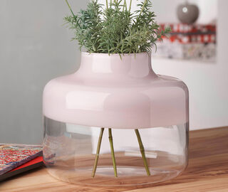 Nude 'Magnolia' pink vase, large MULTICOLOUR NUDE20MAG338PIN