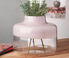 Nude 'Magnolia' pink vase, large opal pink top, clear bottom NUDE20MAG338PIN