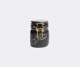 Editions Milano 'Miss marble' jar, portoro BLACK EDIT16MIS610BLK