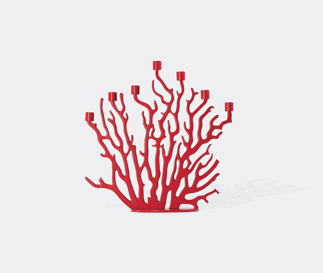 Driade 'Tenochtitlan' candle holder, large, red RED DRIA25TEN209RED