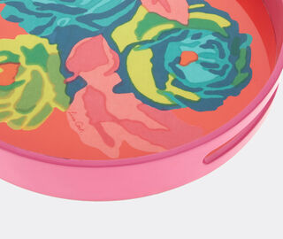 Lisa Corti 'Nizam Flower' tray, geranium multicolor MULTICOLOUR LICO24TRA158PIN