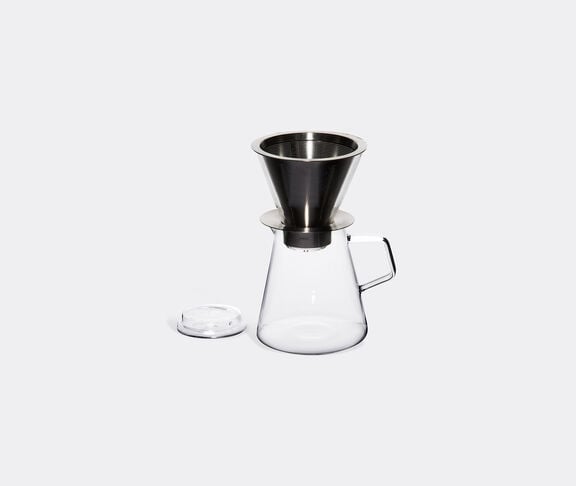 Kinto 'Carat' coffee dripper Clear, steel ${masterID}