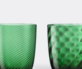 NasonMoretti 'Idra' water glass, set of six, lauro green GREEN NAMO22WAT826GRN