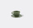 Bordallo Pinheiro 'Couve' coffee cup and saucer, set of four Green BOPI23COU598GRN