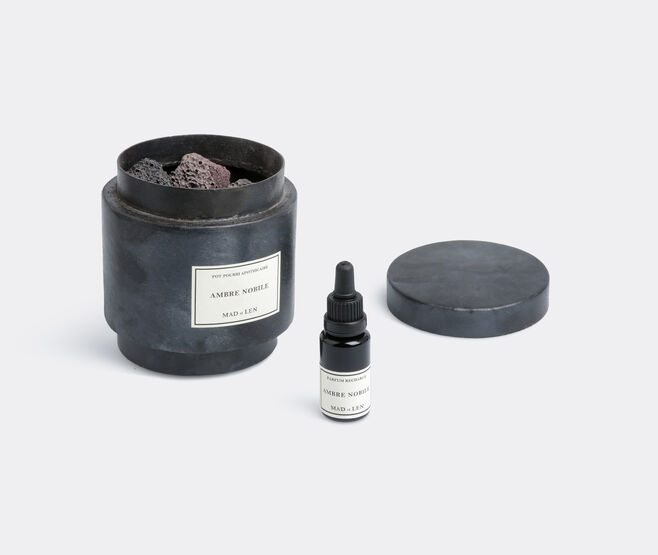 Mad et Len 'Monarchia' pot pourri totem, Ambre nobile BLACK MALE15POT388BLK