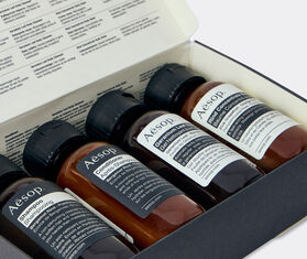 Aesop 'Arrival' travel kit, set of four, amber BROWN AESO26ARR474BRW