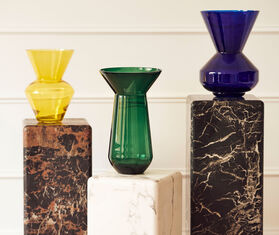 POLSPOTTEN 'Thick Neck' vase, blue BLUE POLS22VAS508BLU