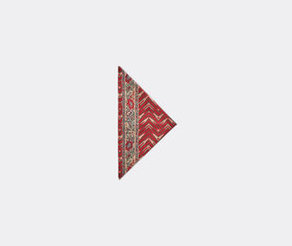 Pierre-Louis Mascia 'Cerbiattoott' napkin, chevron red RED PLMA26CER716RED