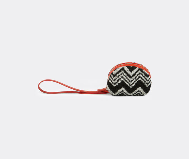 Missoni 'Keith' coin case WHITE MIHO22KEI090BLK