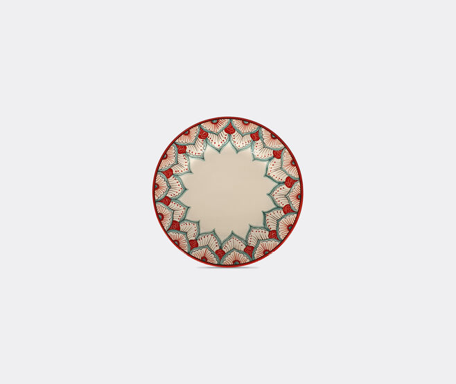 Les-Ottomans 'Peacock' dessert plate, multicolor MULTICOLOUR OTTO21PEA795MUL