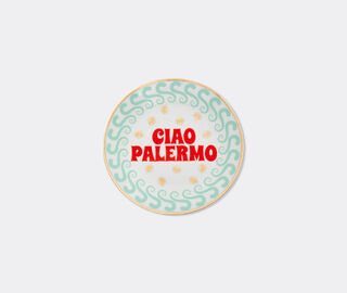 Bitossi Home 'Ciao Palermo' plate, multicolor and gold MULTICOLOUR BIHO26CIA968MUL