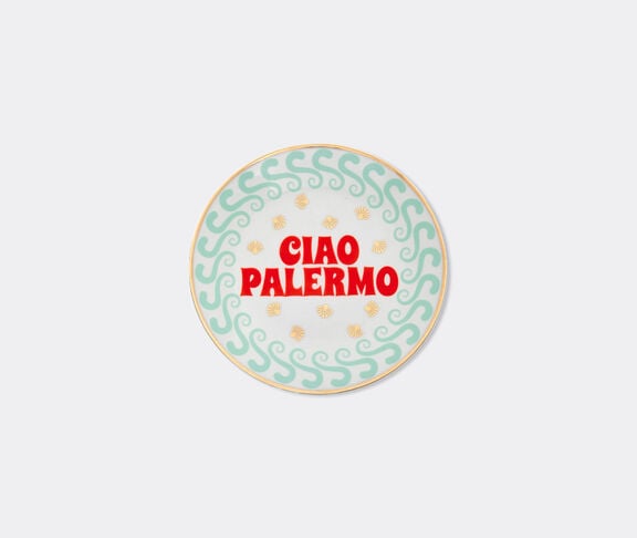 Bitossi Home 'Ciao Palermo' plate, multicolor and gold undefined ${masterID}