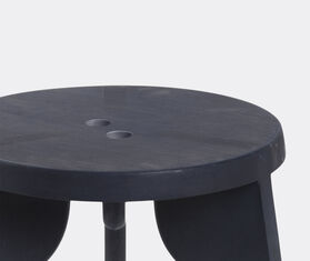 Zanat 'Tattoo Eyes' stool, maple BLACK ZANA20TAT718BLK