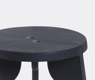 Zanat 'Tattoo Eyes' stool, maple BLACK ZANA20TAT718BLK